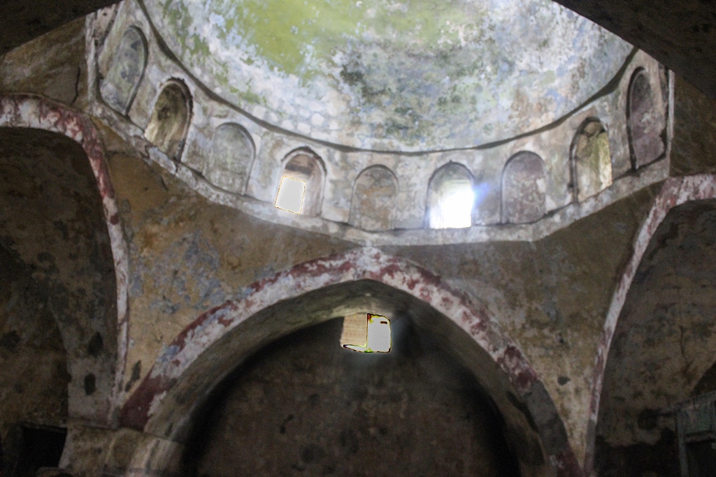 Intérieur d’un hammam historique.